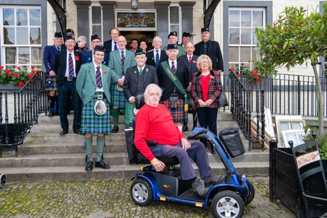 Peebles Highland Games 2019, Haylodge ParkChieftain Andy Currie