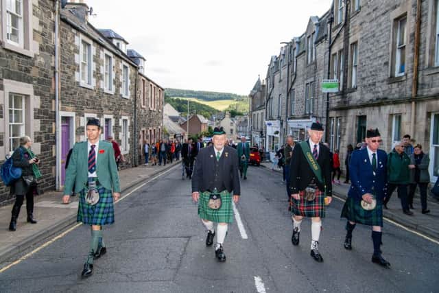 Peebles Highland Games 2019, Haylodge ParkChieftain Andy Currie