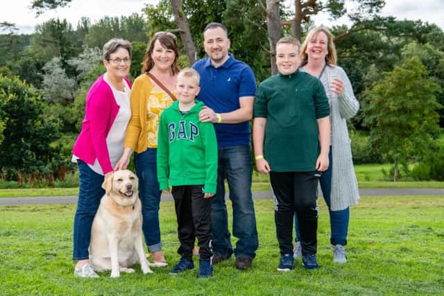 Peebles Highland Games 2019, Haylodge ParkThe anderson family from peebles