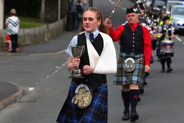Innerleithen Pipe Band Championships.