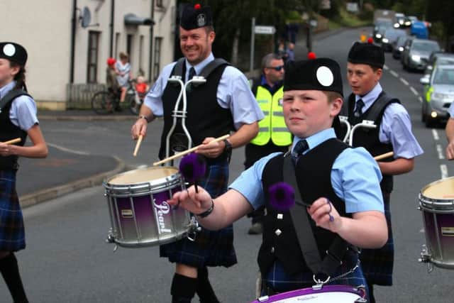 Innerleithen Pipe Band Championships.