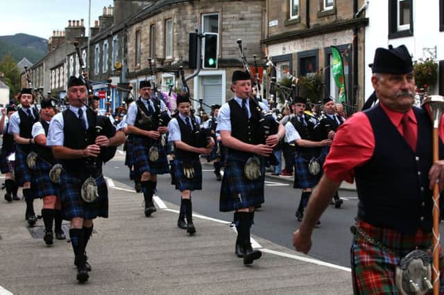 Innerleithen Pipe Band Championships.