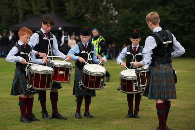 Innerleithen Pipe Band Championships.