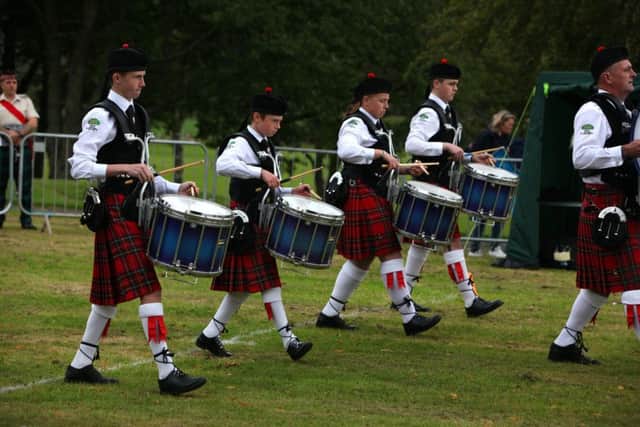 Innerleithen Pipe Band Championships.
