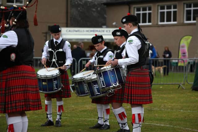 Innerleithen Pipe Band Championships.