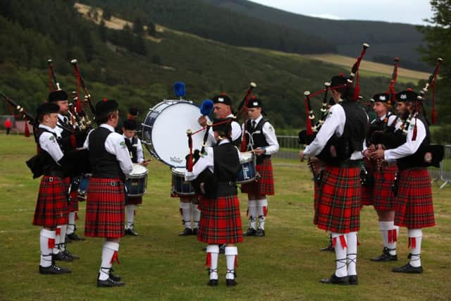 Innerleithen Pipe Band Championships.