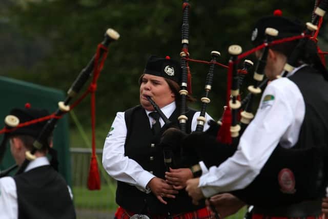 Innerleithen Pipe Band Championships.