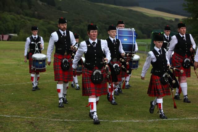Innerleithen Pipe Band Championships.