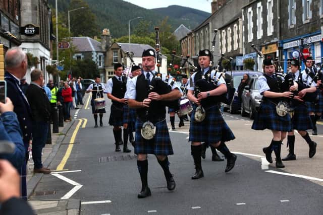 Innerleithen Pipe Band Championships.