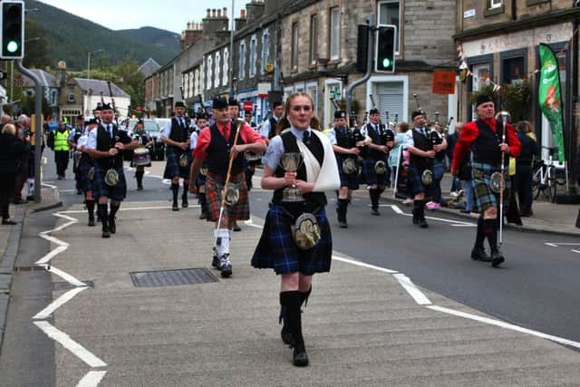 Innerleithen Pipe Band Championships.