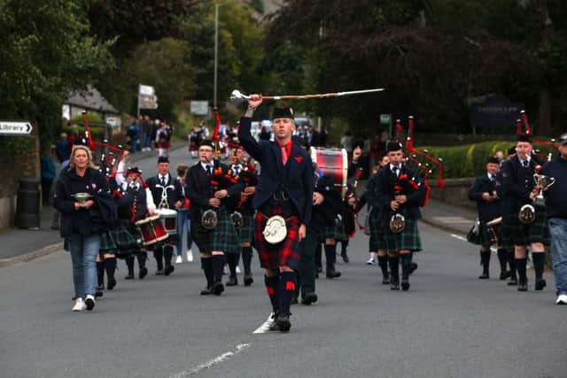 Innerleithen Pipe Band Championships.