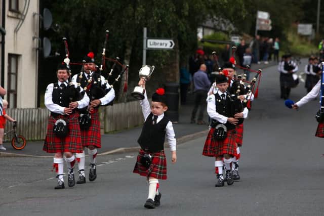 Innerleithen Pipe Band Championships.