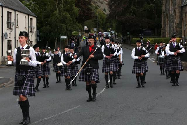 Innerleithen Pipe Band Championships.