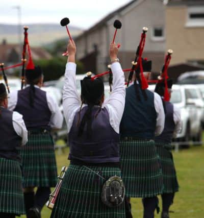 Innerleithen Pipe Band Championships.