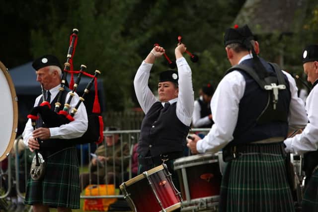 Innerleithen Pipe Band Championships.