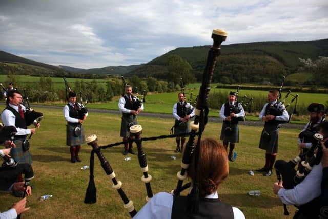 Innerleithen Pipe Band Championships.