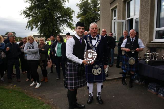Innerleithen Pipe Band Championships.