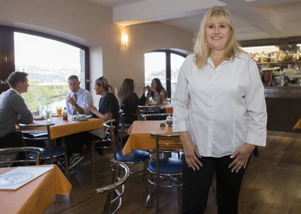 Sonia Merzetti in her Sandbed bistro in Hawick.