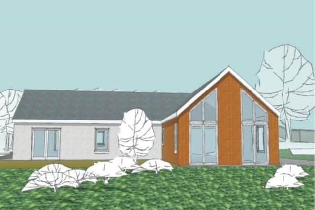 A house being planned to replace Burnside Cottage at Whitehope, near Innerleithen.