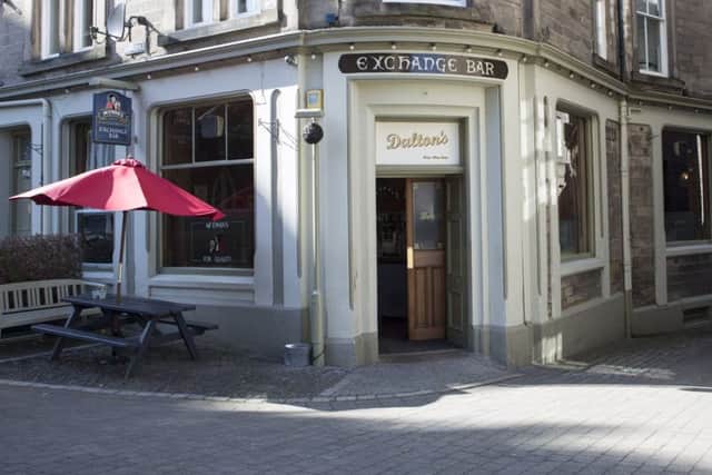 The Exchange Bar in Hawick.