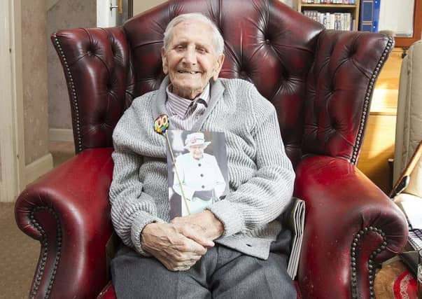 David Fulton turned 100 at his home in Kelso on Monday.