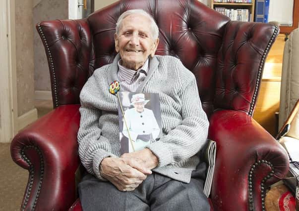 David Fulton turned 100 at his home in Kelso on Monday.