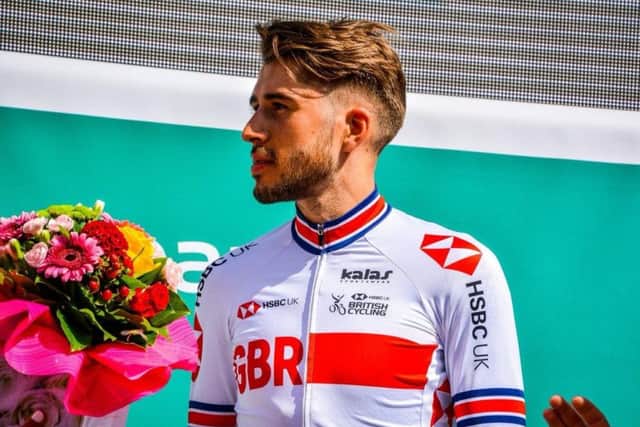 Former Galashiels Academy pupil Stuart Balfour racing in men's under 23 UCI Road World Championships in Yorkshire
