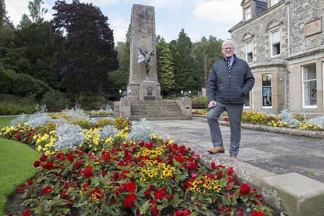 Hawick and Denholm councillor Stuart Marshall at Wilton Park.