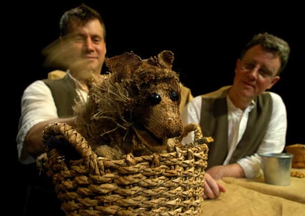 Edinburgh's Puppet State Theatre Company staging The Man Who Planted Trees.