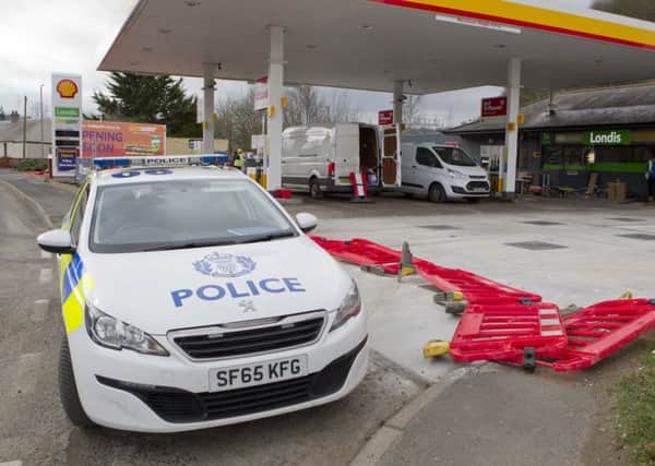 Police investigate a spate of van break-ins in Jedburgh in March.