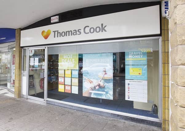 Thomas Cook in Channel Street, Galashiels.