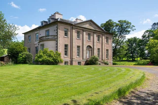 TV comedian Rory Bremner's home near Jedburgh, Crailing House.