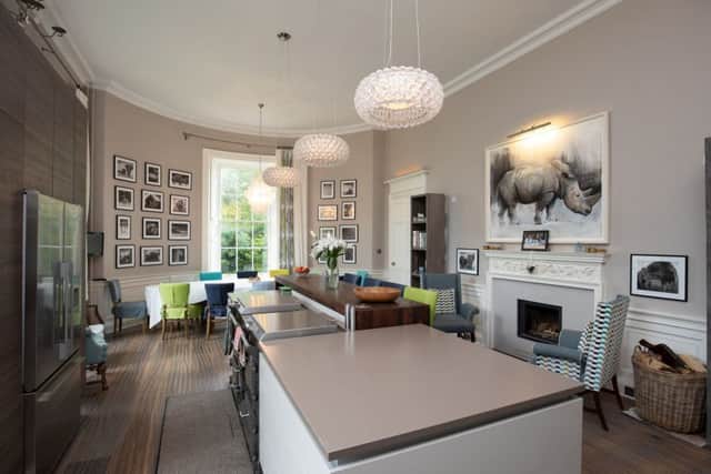 TV comedian Rory Bremner's home near Jedburgh, Crailing House.