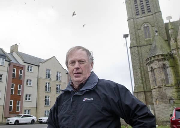 Town councillor Euan Robson in Kelso.