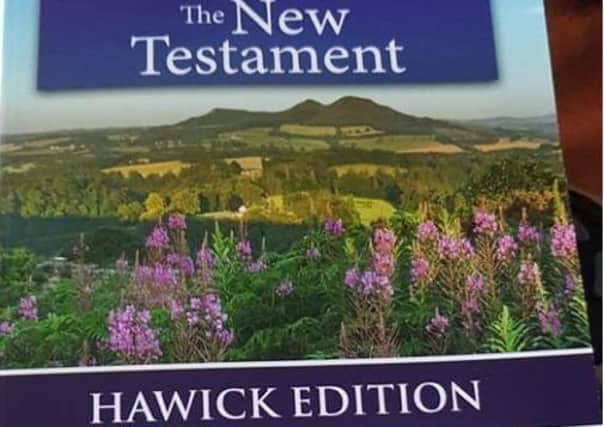 A US-printed copy of the Bible's New Testament billed as being a Hawick edition.