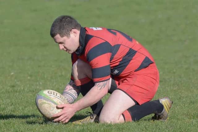 Duns player Danny Lamb (stock image)