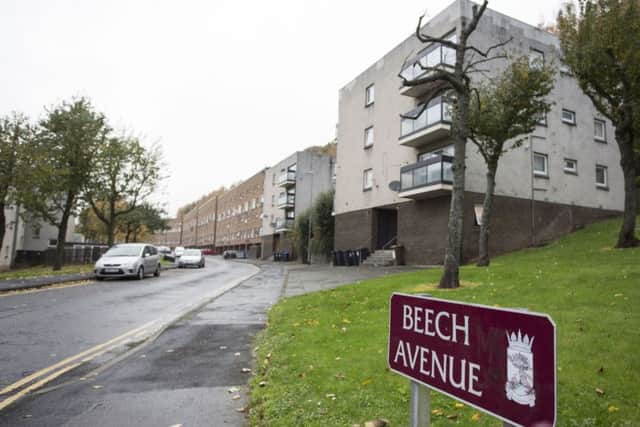 Beech Avenue in Galashiels.