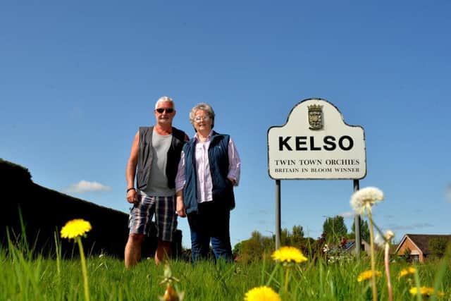 Betty Hodges and Lewis Hamon from Kelso in Bloom.