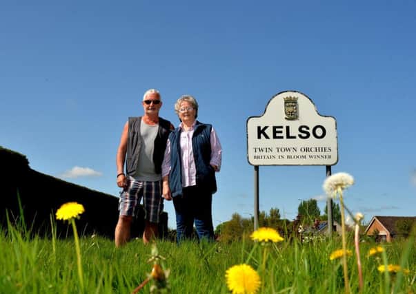 Betty Hodges and Lewis Hamon from Kelso in Bloom.