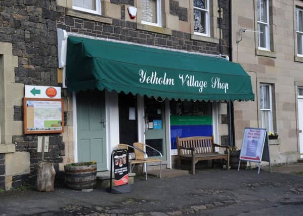 Yetholm shop and post office.