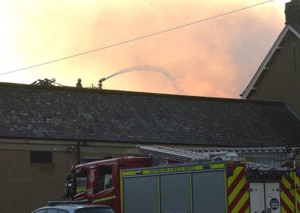 The fire on November 28 destroyed parts of Peebles High School.