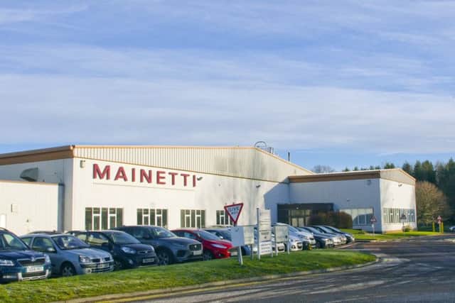 Jedburgh's Mainetti UK factory.