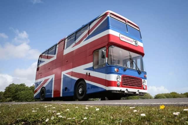 Die-hard Spice Girls fans can now spend a night aboard the original Spice Bus (Photo: Airbnb)
